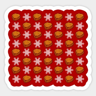 Festive Chicken Nuggets Sticker